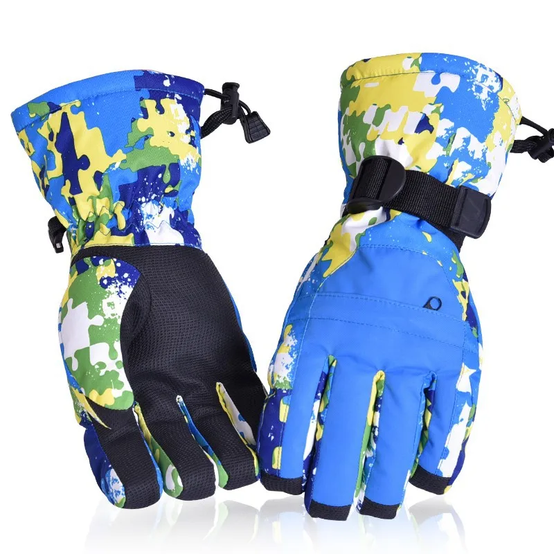 Новые лыжные перчатки Сноуборд перчатки Снегоход Мотоцикл Зимние перчатки ветрозащитные водонепроницаемые зимние перчатки мужские