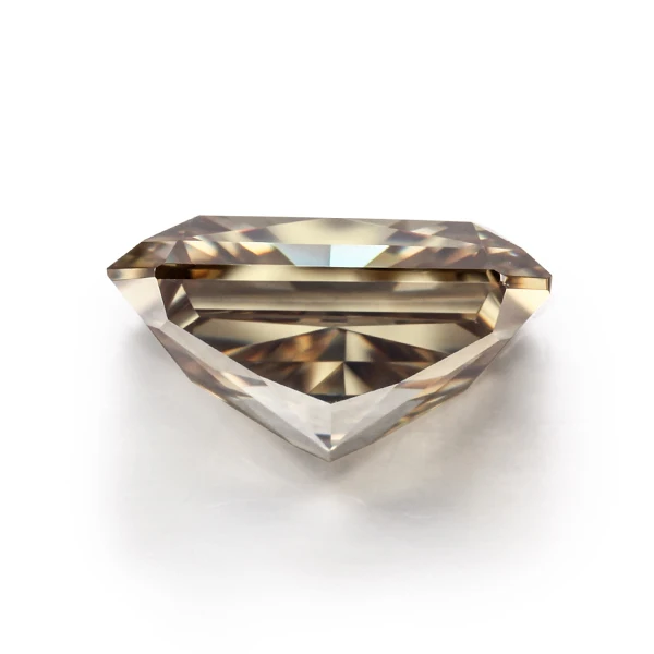 Рыхлый Камень муассанита цвета шампанского режущий 7*9 мм 2.4ct Moissanites драгоценные