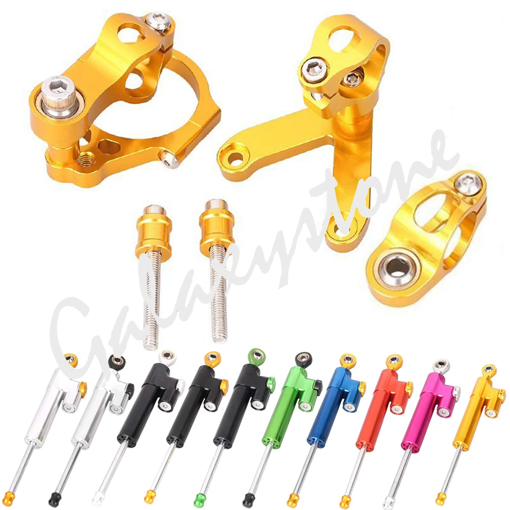 

Steering Damper Stabilizer w/ Bracket Mounting Fit For Ducati 848 2008 2009 2010