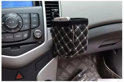 Креативная Автомобильная воздушная сумка к отверстию недорогой телефон ключ автомобильный карман белый красный цвет линии хорошего качества