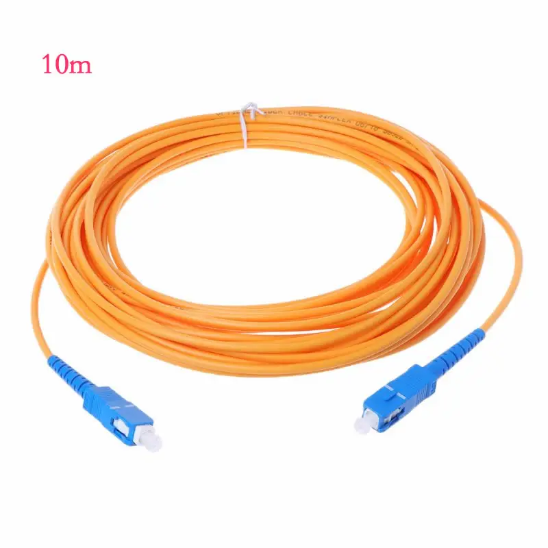 SC/UPC-SC/UPC-SM 3 мм волоконно-оптический соединительный кабель одномодовый удлинитель патч-корд J6PD - Цвет: 10m
