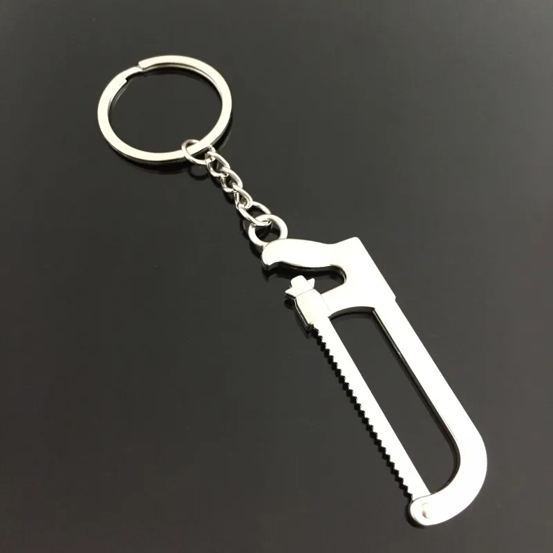 Saw keychain Free shipping tool saw Key Chain )Key Ring Cute Alloy