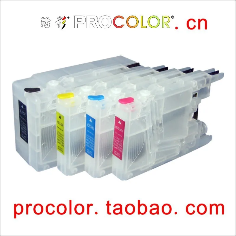 PROCOLOR مستمر الحبر العرض نظام كيبك (مع غطاء أجزاء) لأخيه LC450 (MFC-J5910DW كيبك ، MFC-J6710DW كيبك ، MFC-J6910DW