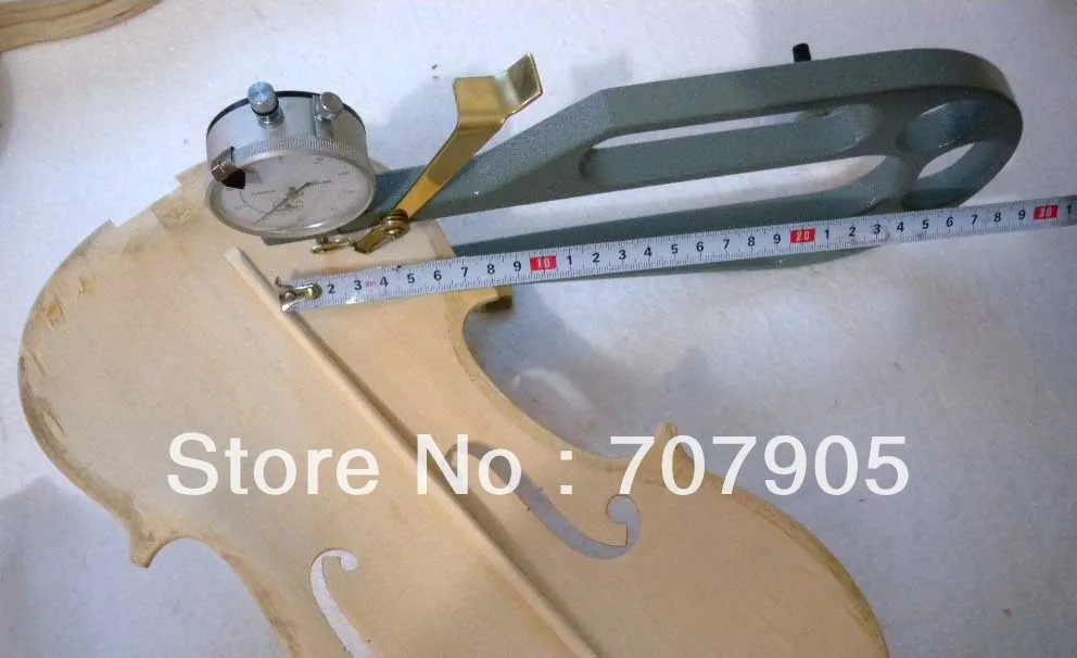 

New violin violaTools Dial indicator Exact Metal Body 4/4 3/4 1/2 1/4 16" 15.5" #18