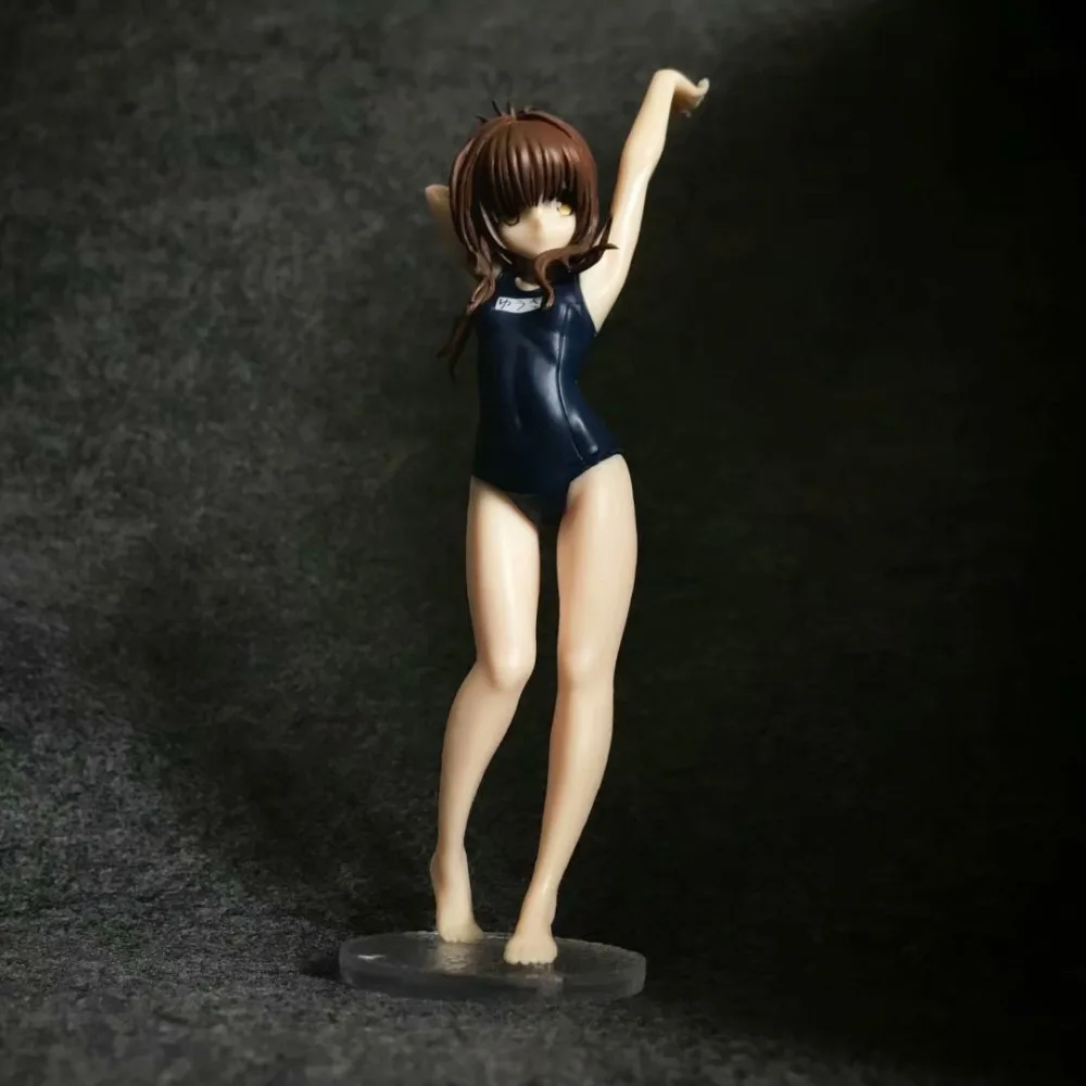 

To love ru - darkness yuuki Mikan school swimsuit. 1/7 PVC Action Figure Collection Model Kids Toy Doll