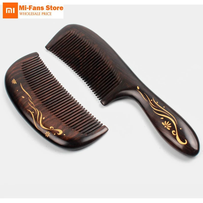 

Best Gift Xiaomi Xinzhi Healthy Natural Log Comb No Static Pocket Wooden Comb Hand Made Professional Hair Styling Tool For Woman