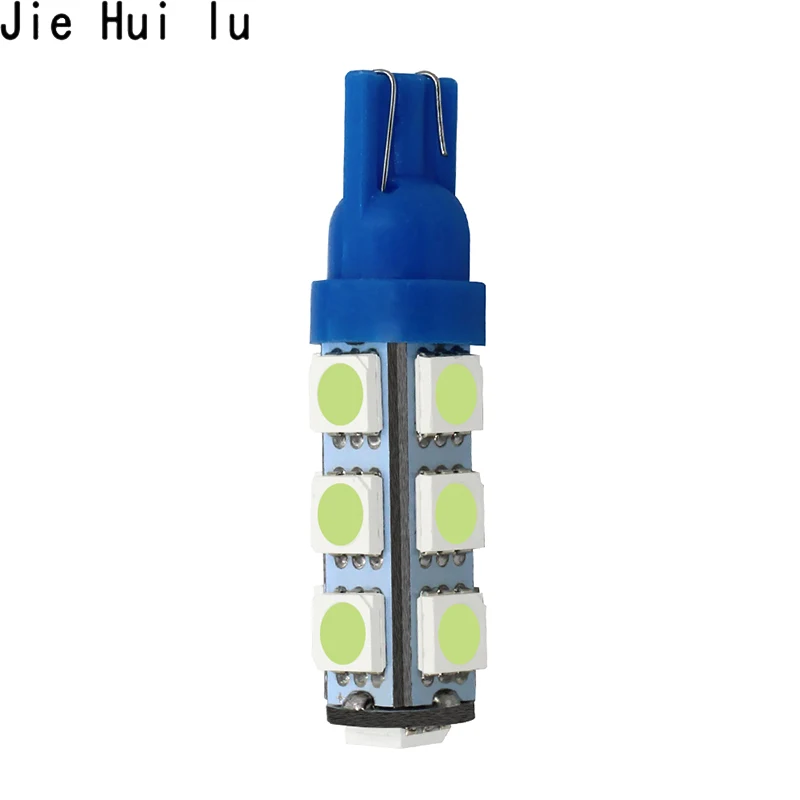 5 шт. высокое качество T10 13 SMD 5050 белая автомобильная светодиодная Поворотники
