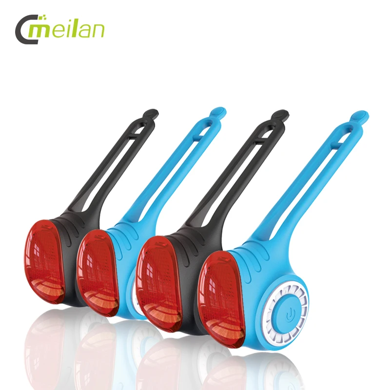 Excellent Meilan S3 Bicycle taillight COB lighting source Bicycle smart wireless remote control 150 decibel electric bell burglar alarm 4