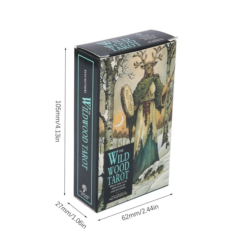 Magic Wild Wood Tarot Cards Board Game Read Fate Tarot Deck Family Entertainment Card Game Kids Toys 78 cards/set