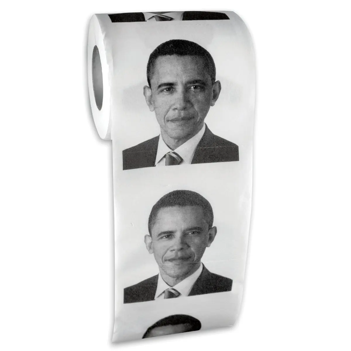 Buy 2Pieces Creative President Obama Portrait Printed Toilet Paper Tissue