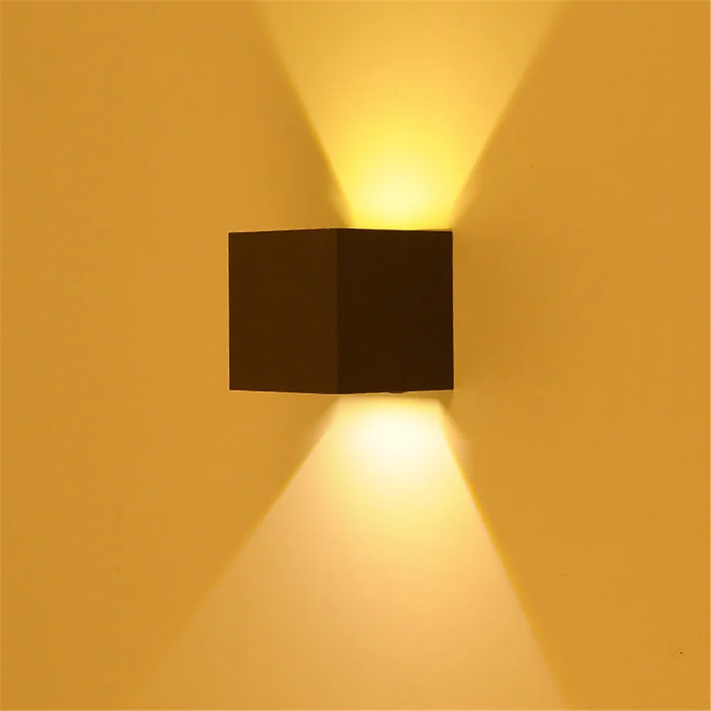 Exterior da Parede Conduziu a Luz o Quadrado Conduziu a Luz Ip65 da Parede do Jardim 10 w Smd 21 High Quality outdoor wall