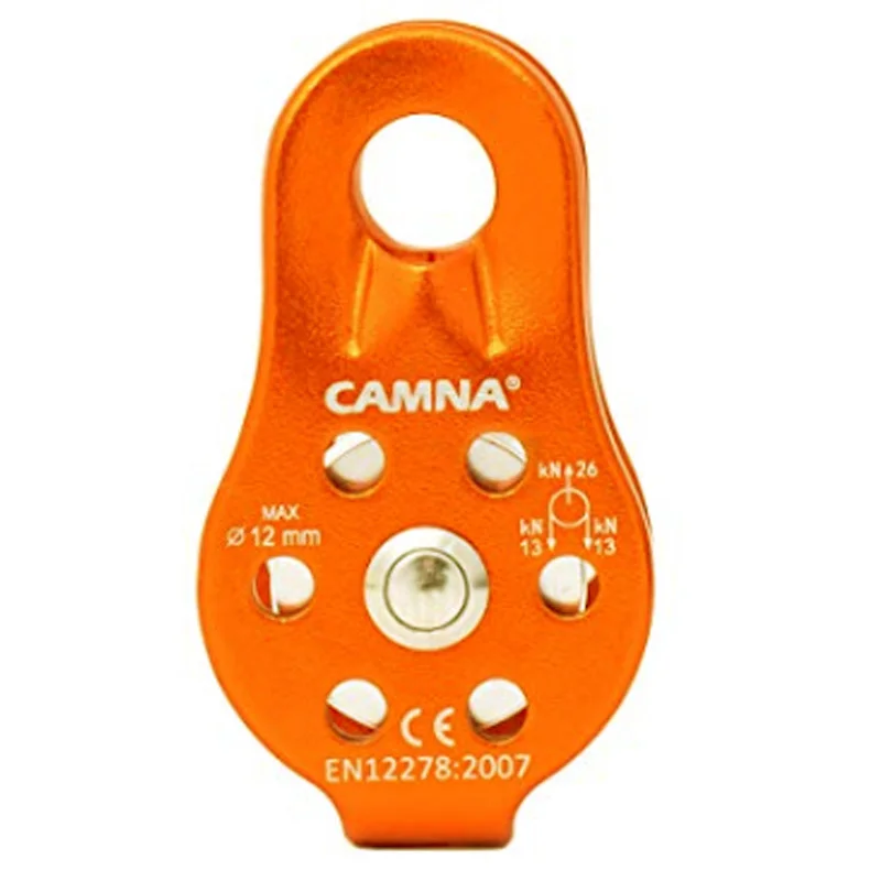 

Camnal 26Kn Aluminum Alloy Climbing Fixed Single Pulley Rescue Work Rappelling Equipmen