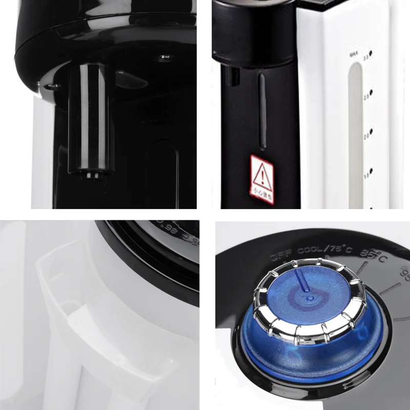 3L Electric Water Boiler Instant Heating Electric Kettle Water Dispenser Adjustable Temperature Coffee Tea Maker Office 2000W