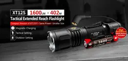 Кларус xt12s тактический светодиодный фонарик 1600 lume CREE xhp35 Hi D4 светодиодный фонарик с USB зарядка + 3600 мАч 18650 батарея для Охота