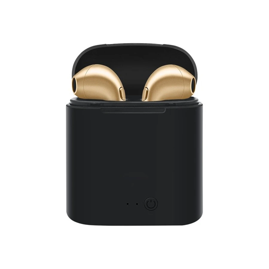 Bluetooth наушники беспроводные наушники I7 I7s TWS спортивные наушники гарнитура с микрофоном для смартфонов iPhone samsung Xiaomi huawei LG - Цвет: i7s-BG