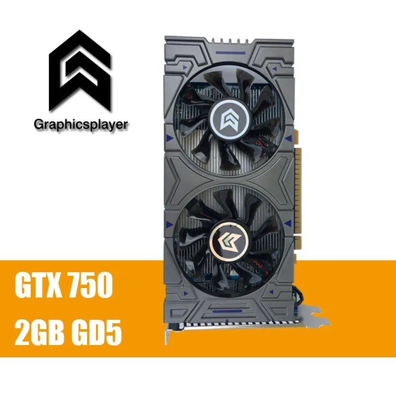 100% Оригинальные Графика карты GTX 750 2048 МБ/2 ГБ 128bit GDDR5 пласа де video carte graphique видео для