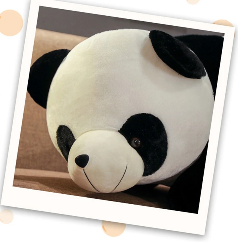 Giant Panda Plush Doll Jumbo Cute Fat Hug Bear Plush Toy Sleep Pillow Children Toys Girl Birthday Gift 43inch 110cm DY50693(7)