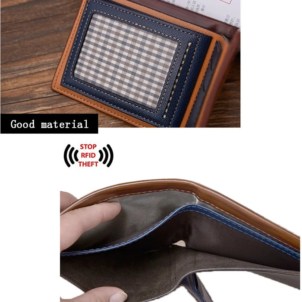 Оптовая продажа! Мужской роскошный rfid кошелек с защитой от кражи мужской