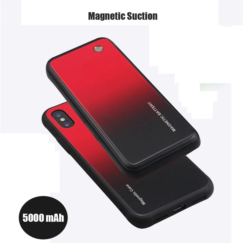 

5000mAh Battery Cases For Xiaomi Mi 9 Power Bank Back Clip Battery Case For Xiaomi Mi 9 Wireless Magnetic Charging Cover
