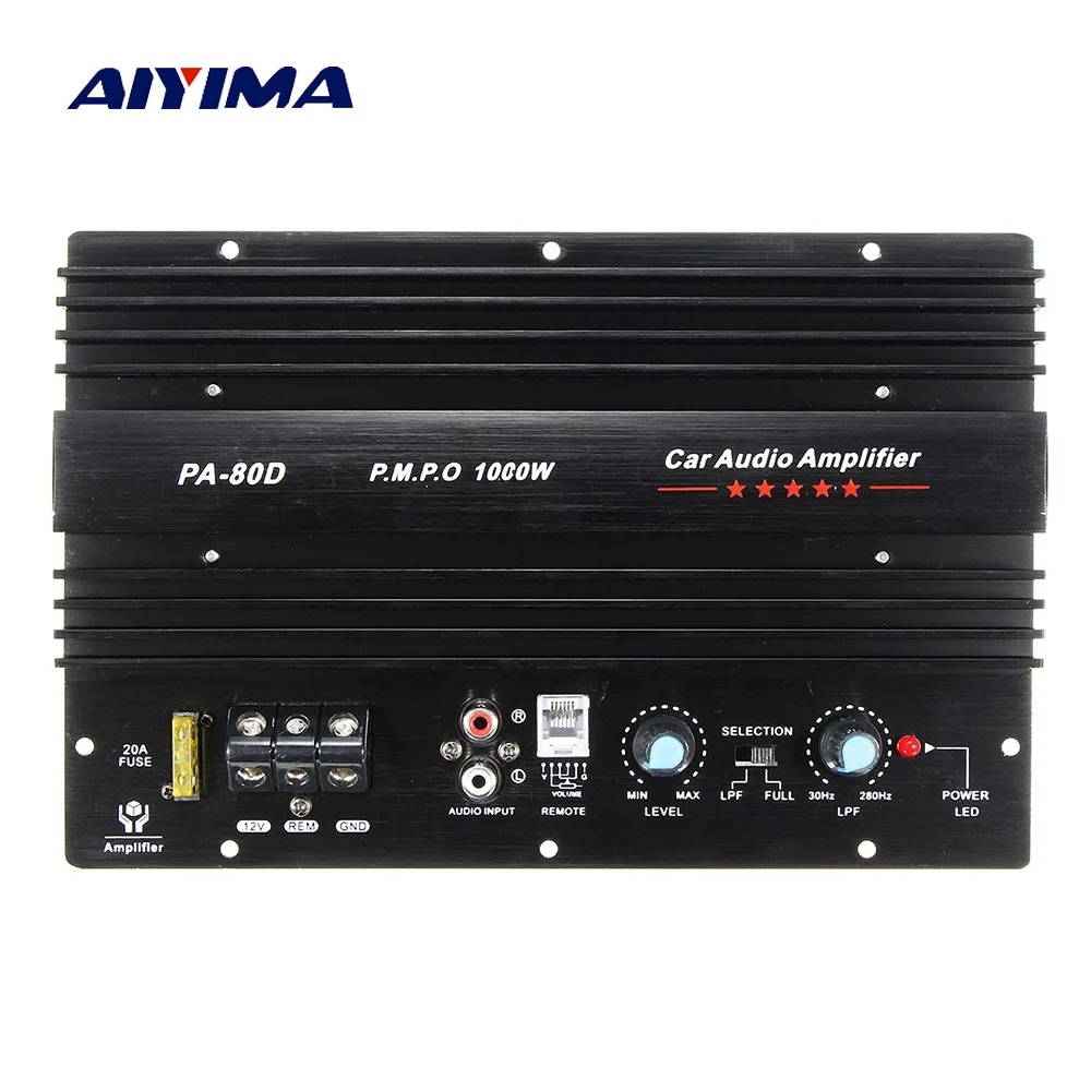 AIYIMA Power Subwoofer Car Amplifiers Audio Board 1000W Sound Amplificador DIY For Bass Speakers Car Audio System Home Theater AIYIMA Power Subwoofer Car Amplifiers Audio Board 1000W Sound Amplificador DIY For Bass Speakers Car Audio System Home Theater