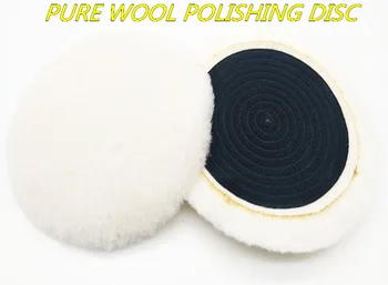 

high quality 6' Australia real wool MIX Textile polishing buffing pad foam polish puff disc (same material as 3M)