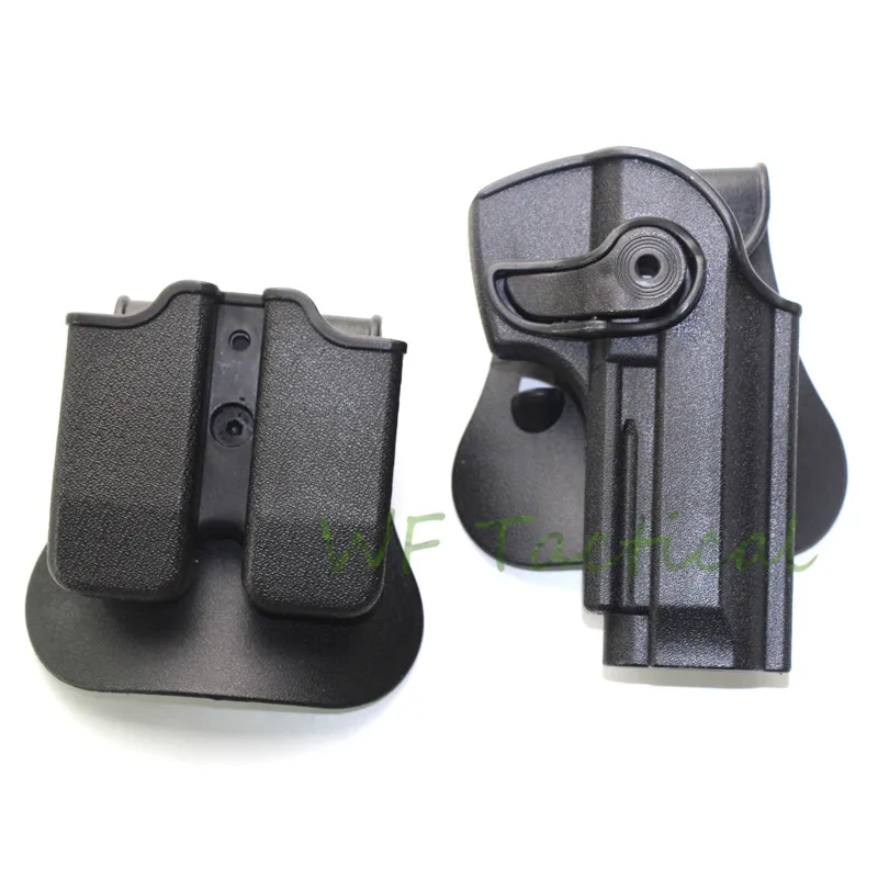 

IMI DEFENSE Polymer Retention Roto Holster and double magazine holster Fits For Beretta M9 92 96 Holster