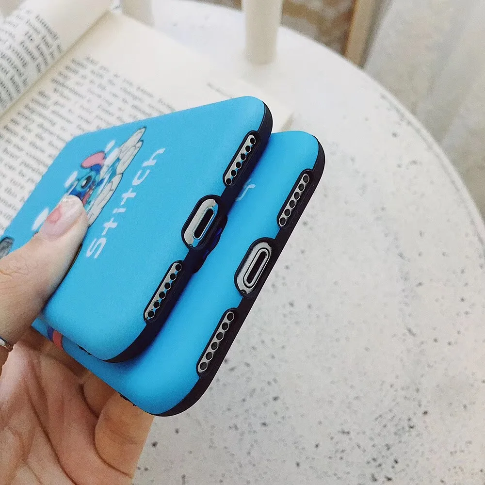 Marchcover новинка милый чехол IMD с мультипликационным принтом Ститч для iPhone X XS MAX XR coque