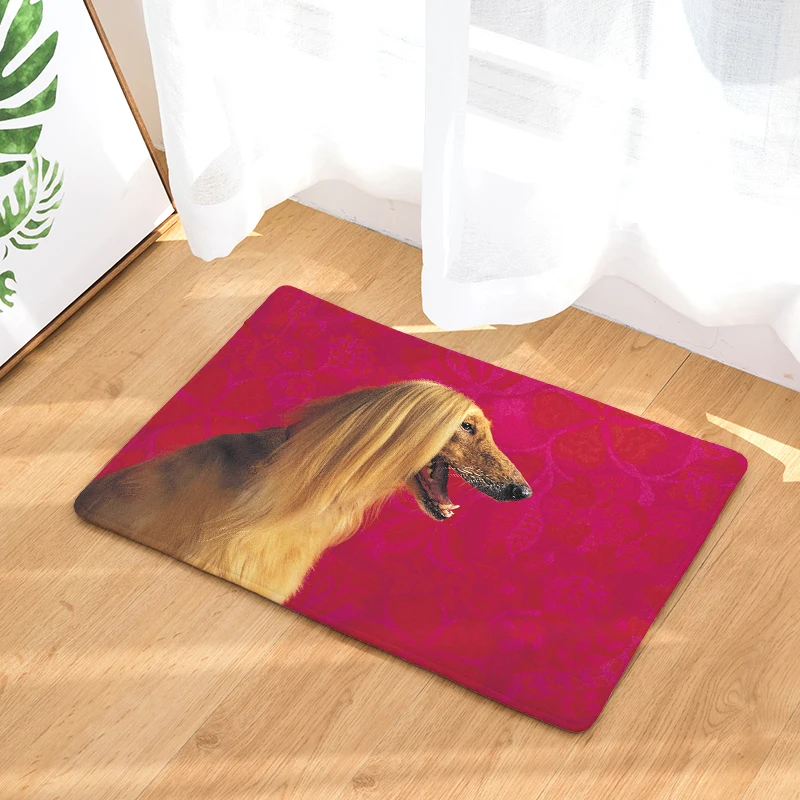  Mats in Front of Entrance Door Mats Colorfast Cute Funny Kitten Cartoon Dogs Carpets Kids Bedroom B