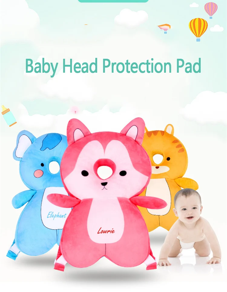 BBSONG детская защитная накладка для головы животные Дети Младенцы Малыши новорожденный протектор на голову Небьющийся Подушка детские подушки
