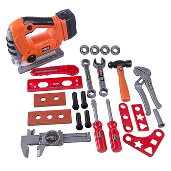 

24Pcs Repair Tools Toys Pretend Play Electric Tool Set Engineering Maintenance Tool Toy Kit for Children Boys Gift Tool Toy