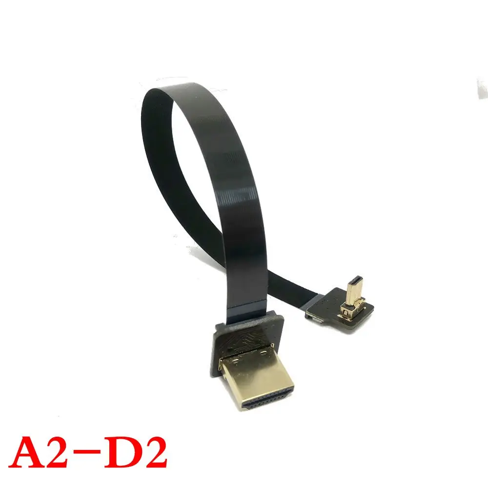 FPV A2-C1234 D1234 FPC плоский кабель HDMI шаг 20pin для HDMI HDTV FPV Мультикоптер аэрофотосъемка - Цвет: A2-D2