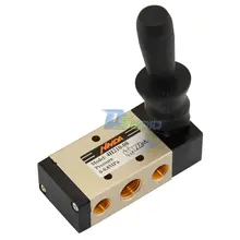 Хорошее качество 3/" 5 способ 2 Позиции NPT ручной рычаг воздушный клапан пружинный возвратный пневматический