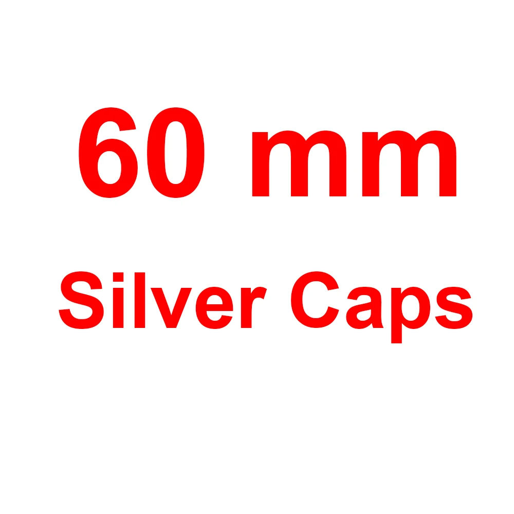 54 56 60 63 65 68 мм Автомобильная эмблема значок колеса колпачки ступицы для Dodge Ram Charger 1500 Challenger колпачки ступицы крышка - Цвет: 60 mm Silver Caps