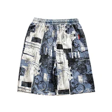 Гавайские хип-хоп пляжные шорты мужские s повседневные свободные уличные летние мужские армейские шорты Masculino мужская одежда новые Mares