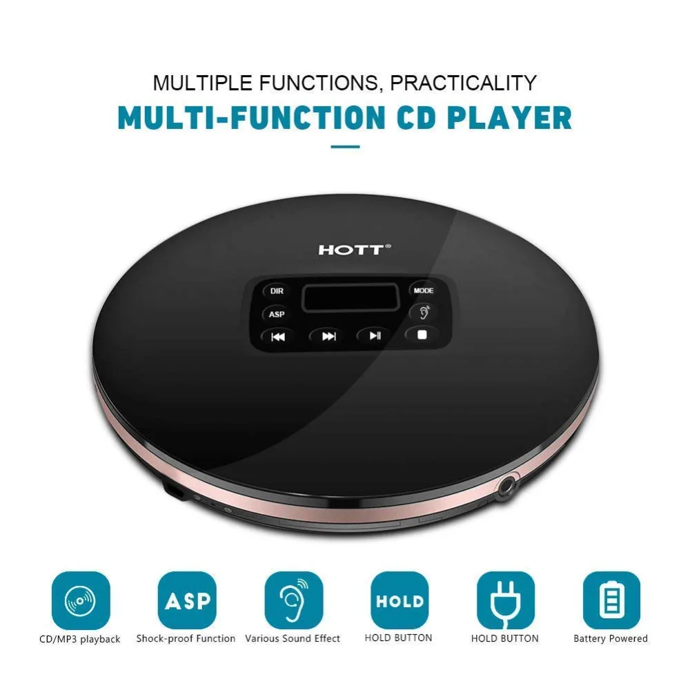 CD Player Rechargeable Portable CD Player Personal