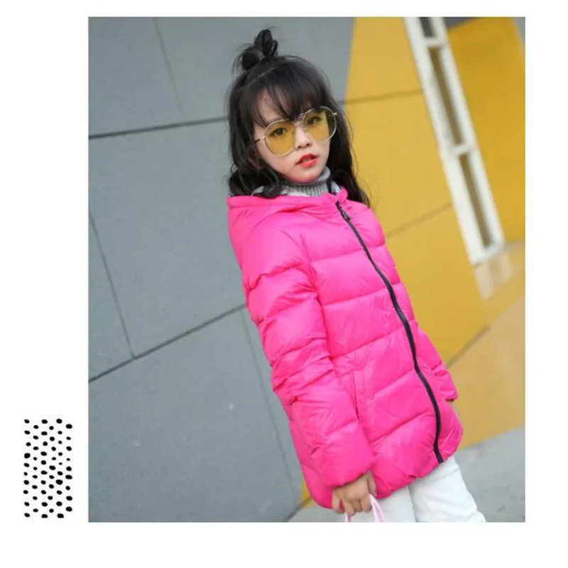 

Children's down jacket new children's wear cap light weight short boy girl middle child's coat. A41