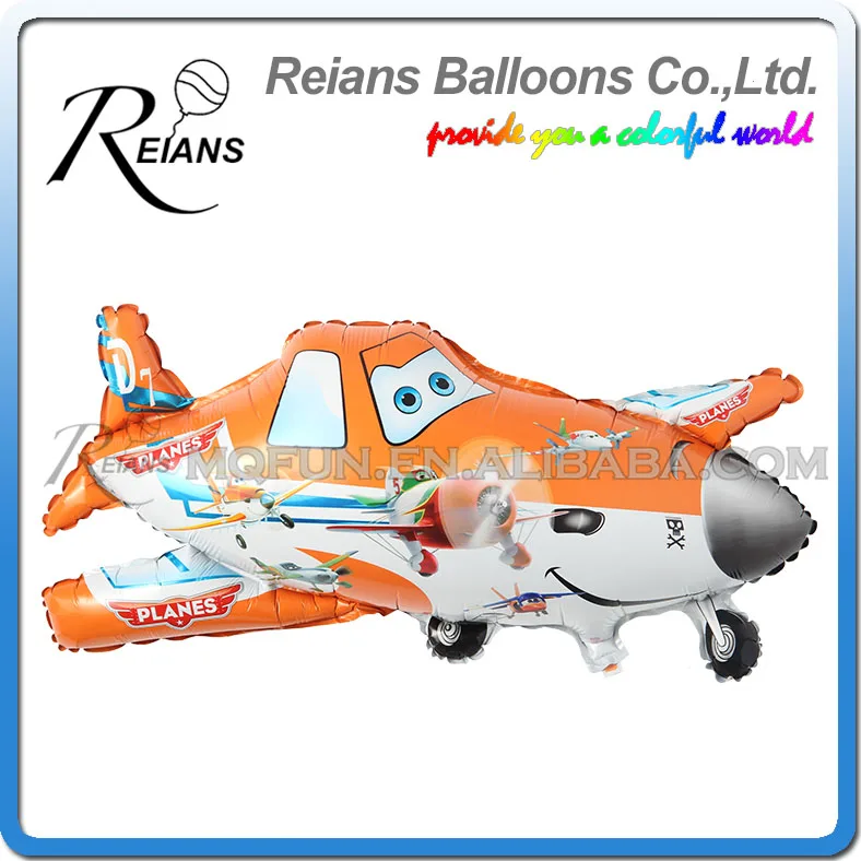 

REIANS 82cm New Cartoon Agricultural Duster Planes Dusty Aluminium Foil Balloons Helium Ballon Globos Kids Baby Birthday Gifts