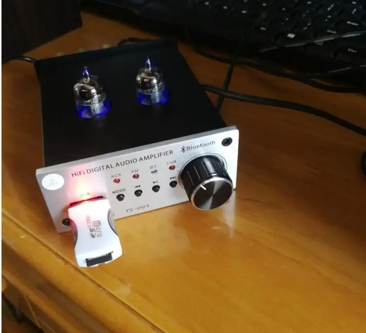 Bluetooth 4.0 HiFi Vacuum 6J1 Tube Amplifier Stereo Tube Preamplifier With FM USB U Disk Lossless Music Player HiFi Amplifier B- цена Bluetooth 4.0 HiFi Vacuum 6J1 Tube Amplifier Stereo Tube Preamplifier With FM USB U Disk Lossless Music Player HiFi Amplifier B- цены онлайн