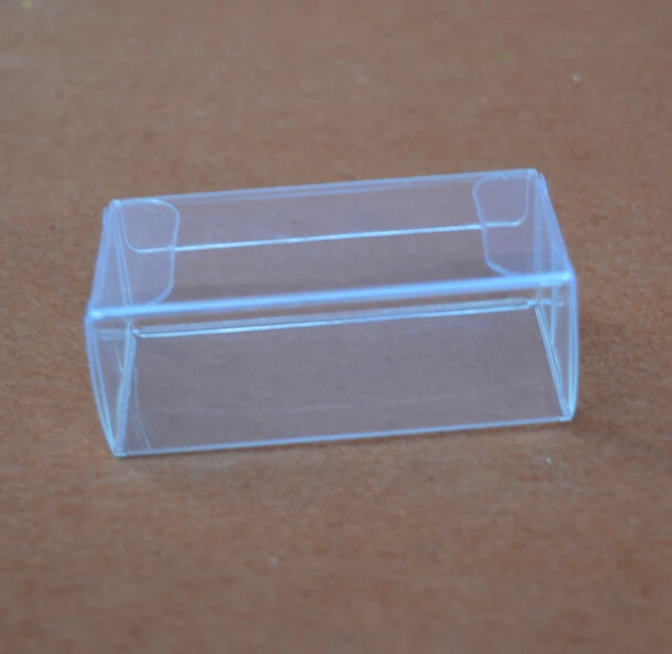 10 шт./лот, маленькие 9 размеров, пвх коробка, прямоугольная прозрачная подарочная коробка, косметическая упаковка для поделок, коробка, прозрачные пластиковые ПВХ коробки