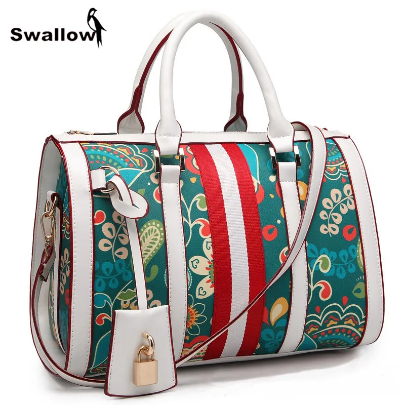 2016 New Printing Floral font b Women b font Shoulder Crossbody font b Bag b font