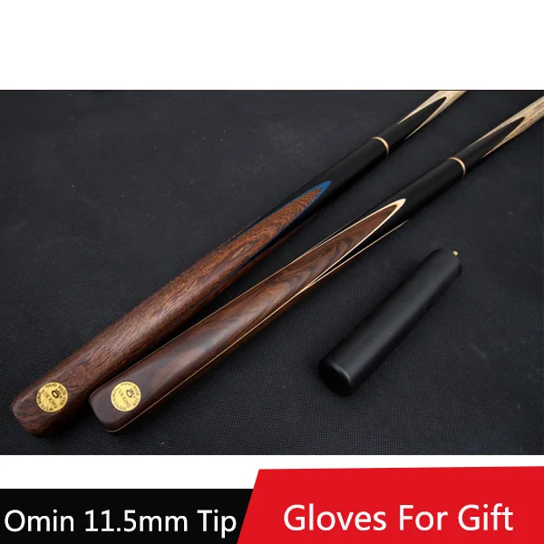 Новый ручной работы 3/4 Snooker Cue s чехол набор 11 5 мм наконечники горшки Stick китай три