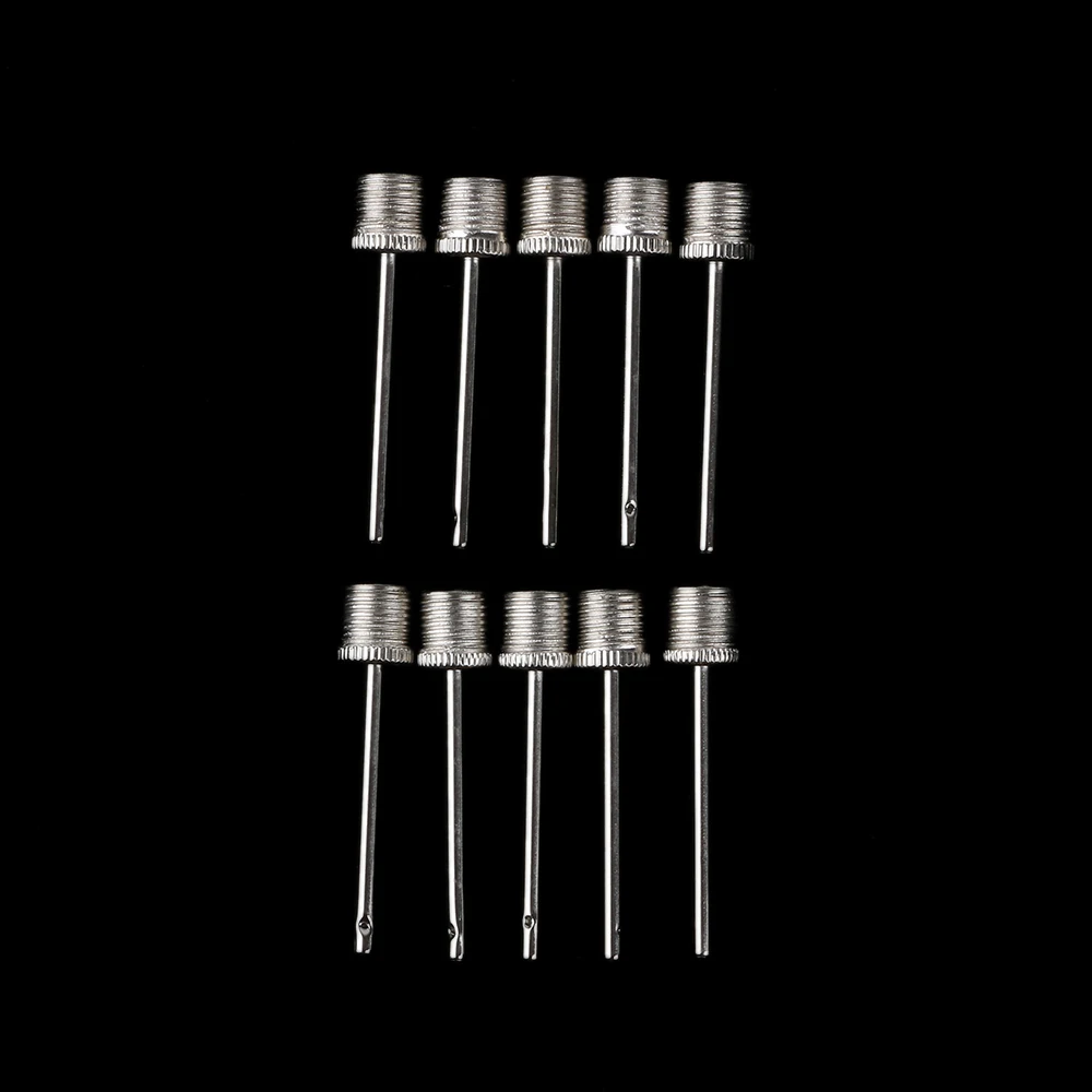 

10PCs Bicycle Mini Pump Accessory Inflating Needle Pin Nozzle Football Basketball Soccer Ball air Pump And For For Bike Tyre