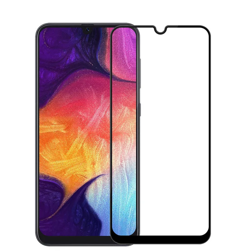 9d Full Glue Samsun A50 Glass For Samsung Galaxy A70 A40 A30 A50