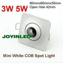 DHL,, 10 шт., без водителя, мини белый светильник, AC220V, 3 Вт, 6 Вт, samsung, COB, без водителя, Домашний Светильник с регулируемой яркостью