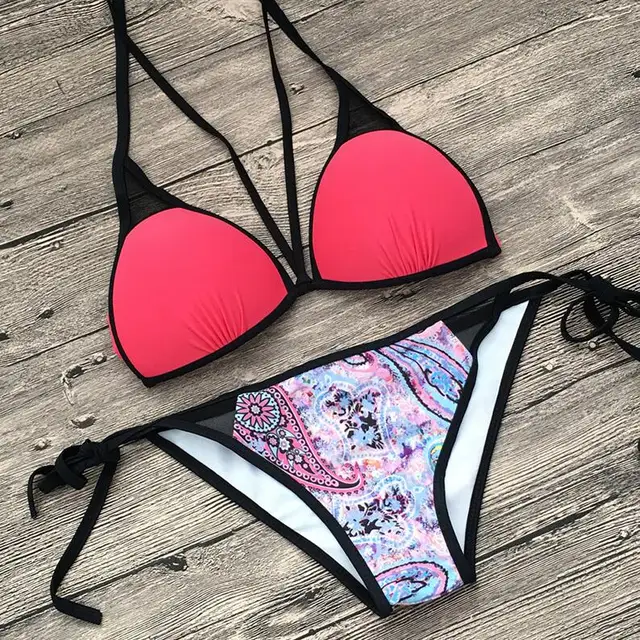 Hot Sexy Micro Bikinis Women Swimsuit Push Up Bandage Bikini Set 2018 ...