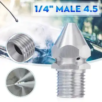 

Pressure Washer Drain Sewer High Pressure Washer Cleaning Pipe Jetter Spray Nozzle 4 Jet 1/4''M 4.5 Dropshipping 2019