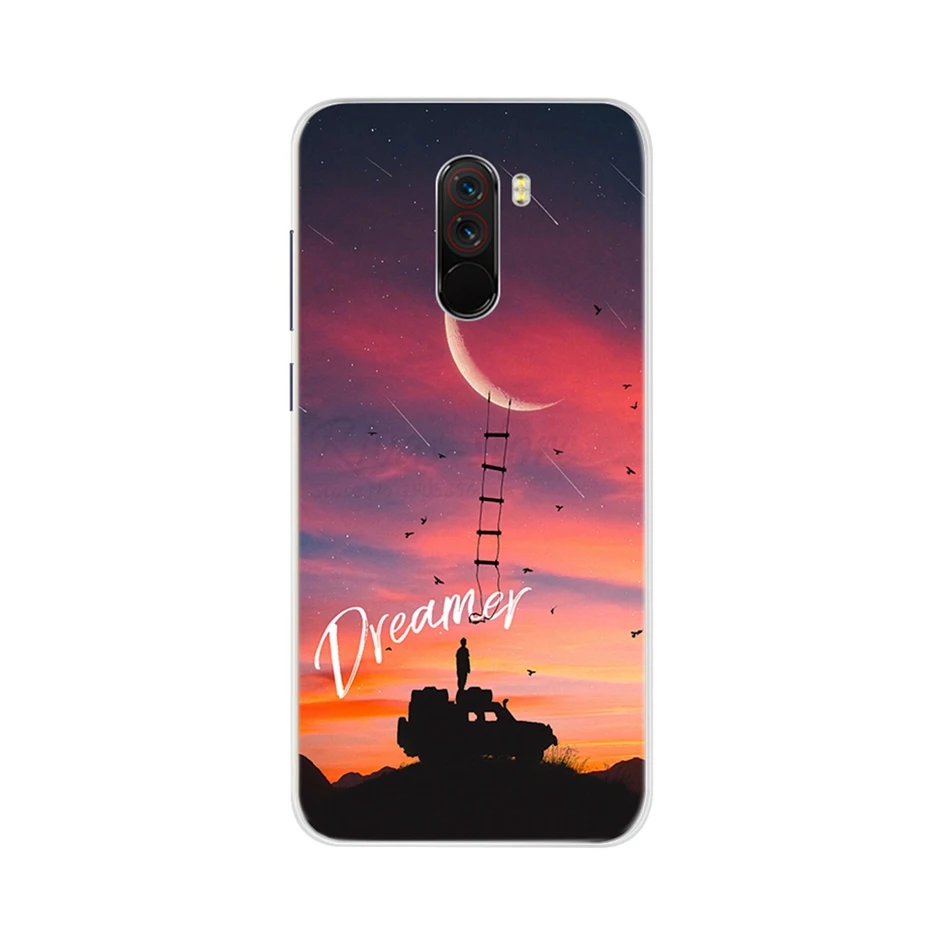 Для Xiaomi Pocophone F1 чехол силиконовый мягкий ТПУ чехол-бампер задняя крышка для Xiaomi Pocophone F1 чехол для телефона на Poco F1 F 1 - Цвет: Темный хаки