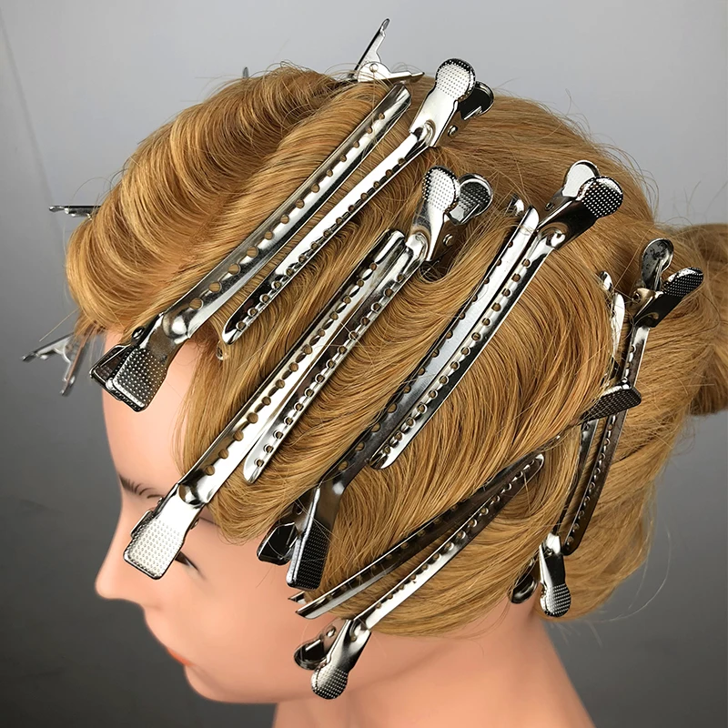 

2Pcs Hair Care Styling Tools Set Metal Alligator Hair Clips with Professional Anti-static Carbon Hair Combs Accessorie for Women