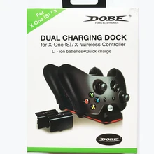 Быстрая Двойная зарядная док-станция геймпад быстрое зарядное устройство с 2 аккумуляторами для xbox ONE, xbox One S для xbox one X