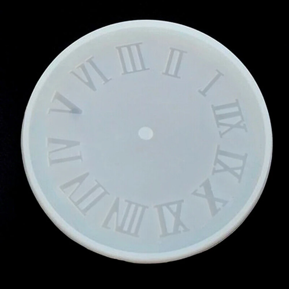 

New Concrete Numerals Silicone Mold Making Clock Mould Clock Clay Roman DIY Cake Mold Plaster Model Cement Numerals/Arabic Craft